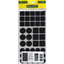 Hamadex Yapışkanlı Keçe – 20X20 & 25X25 Keçe Kahverengi 42 Adet Mobilya, Zemin Koruyucu Ses Önleyici