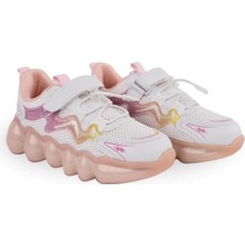 Cool 25C.DREW Pudra Air Ortopedik Taban Sneaker Kız Çocuk Spor Ayakkabı