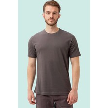 Basic Bisiklet Yaka Tişört 100 Pamuk Galanthus Shırt