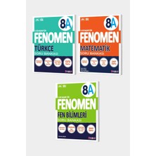 2025 Fenomen 8. Sınıf 3'lü A Set (Matematika, Fena, Türkçea)