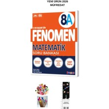 Fenomen 8. Sınıf A Matematik Soru Bankası 2026 Müfredat (Uzay A.+Kalem B)Yeni Ürün