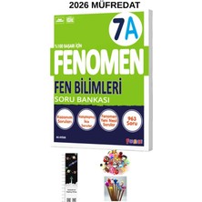 Fenomen 7. Sınıf A Fen Bilimleri Soru Bankası Yeni Ürün (Uzay A.+ Kalem B.)2026 Müfredat
