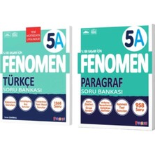 Fenomen Yayınları 5 Türkçe A + Paragraf A Soru Bankası