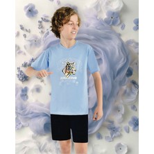 Markası 505 Erkek Çocuk Baskılı Pijama Takımı
