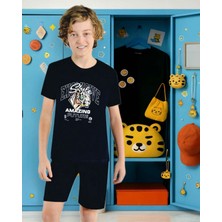 Markası 505 Erkek Çocuk Baskılı Pijama Takımı