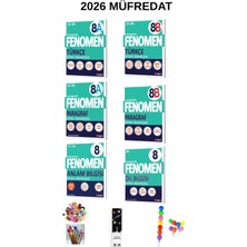 Fenomen 8. Sınıf Türkçe+Paragr Af(A-B) Anlam +Dil Sb. Set 6 Kitap (Uzay A+Emoji K+Kalem B)2026