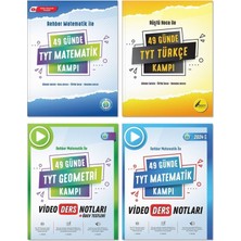 49 Günde Tyt Matematik - Geometri - Türkçe Video Ders Notları Kampı 4'lü Set