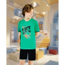 Markası 500 Erkek Çocuk Baskılı Pijama Takımı