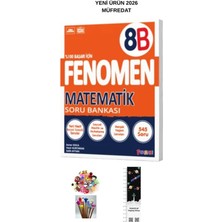 Fenomen 8. Sınıf B Matematik Soru Bankası (Uzay A.+Kalem B)Yeni Ürünü 2026