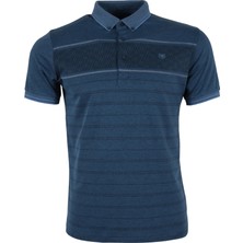 Erkek Tişört Polo Yaka Normal Kesim Desenli RAR01319