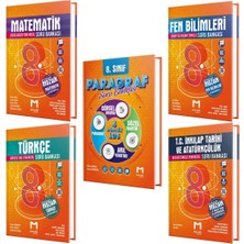 Mozaik Lgs 8. Sınıf Matematik Fen Türkçe Inkılap Paragraf Soru Bankası 5'li Set