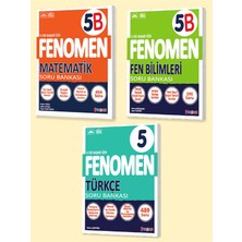 Fenomen 5. Sınıf 3'lü Set 2025 (Matematikb, Fenb, Türkçeb)