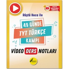 Rüştü Hoca ile 49 Günde TYT Türkçe Video Ders Notları Üniversite Hazırlık Mesleki Hazırlık