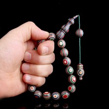 Sistemli Kâfur Ağacı 17'li Efe Maskot Model Tesbih