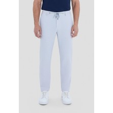 Sabri Özel Erkek Taş Normal Kesim Regular Fit Viskon Örme Yan Cep Lastikli Bel Klasik Paça Jogger Pantolon