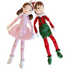 Elf Bebek Takımı Amigurumi Organik Oyuncak