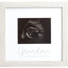 & Milo Rustik Büyükanne Sonogram Resim Çerçevesi, Hamilelik Duyurusu, Ultrason Bebek Fotoğraf Çerçevesi, Cinsiyet-Nötr Bebek Hatıra Çerçevesi, Masa Üstü ve Duvar Dekoru, 4x5 Fotoğraf Ekleme,