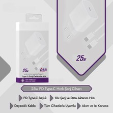 Samsung Telefonlar Için 25W Type-C Şarj Cihazı ve Hızlı Kablo