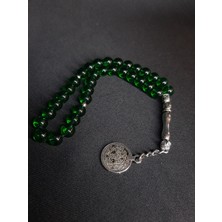 Mryart Yeşil Cam Boncuk Tesbih 33LÜ