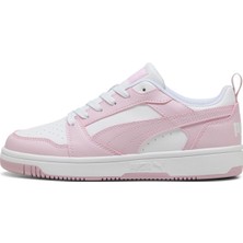 Puma Kadın Lifestyle Ayakkabı Rebound V6 Low Beyaz - Pembe Hafif ve Esnek Düz Taban