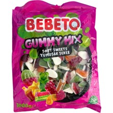 Bebeto Karışık Meyveli ve Vanilyalı Yumuşak Şeker 1000 Gr