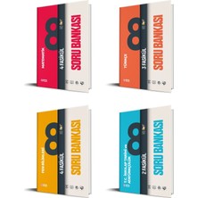 Optik 2026 8. Sınıf Lgs Matematik + Türkçe + Fen + Inkılap Fasikül Soru Bankası Seti 4 Kitap