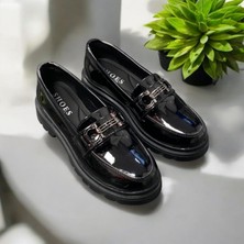 Kadın  Toka Detaylı Aksesuarlı Casual Günlük Rahat  Loafer Ayakkabı