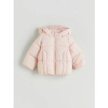 Lcw  Kapüşonlu Uzun Kollu Kız Bebek Şişme Mont  (W5)