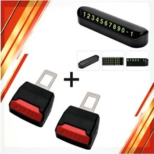 Shurima Marketing Bmw 1 Serisi Uyumlu Oto Kemer Yükselten Toka 2 Adet + Araç Içi Numaratör