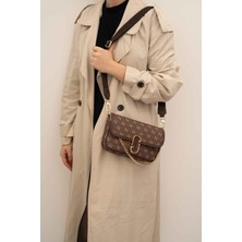 Silver Polo 1171 Kadın El ve Omuz Çantası Kahve