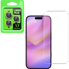 Apsuwa Iphone 17 Pro Lens Koruyucu Gri + Ekran Koruyucu