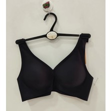 Belvü Kadın Lazer Kesim Çıkarılabilir Pedli Siyah Sütyen -1231