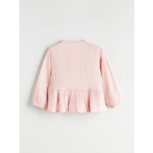 Lcw  Bisiklet Yaka Fiyonk Detaylı Kız Çocuk Bluz  (W5)