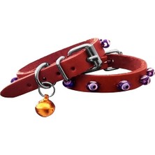 Nazar Boncuklu Küçük Irk Köpek Tasması 1,5X28-32 cm Kırmızı Xlarge