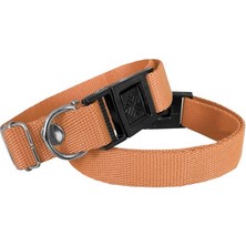 Köpek Tasması Dokuma 2 cm - Min: 30 cm - Max: 50 cm Turuncu