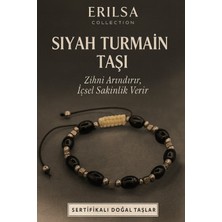 Sertifikalı Siyah Turmalin Taşı Bileklik - Zihni Arındıran ve Içsel Sakinlik Sağlayan Takı