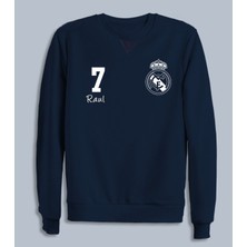 Efsaneler Serisi Raul Real Madrid 7 Bisiklet Yaka Sweatshirt