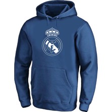 Man City Logo Baskılı Pamuklu 3 Iplik Kapüşonlu Sweatshirt