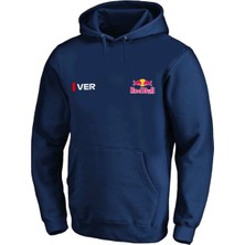 Verstappen Red Bull Formula1 Baskılı Lacivert Erkek Sweatshirt