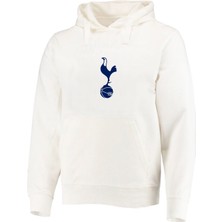 Tottenham Logo Baskılı Ekru Erkek Sweatshirt