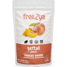 Freezya Freeze Dried Dondurularak Kurutulmuş Şeftali - 20 gr