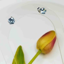 Özel Seri Zirkon Taşlı Tektaş Küpe