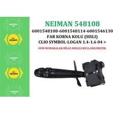 NEIMAN-548108 - Far Korna Kolu (Sıslı) Clıo Symbol-Logan 1.4-1.6 0 6001548108-6001548114-6001546130