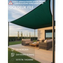 Gölgelik Branda File Bahçe,yazlık,teras ve Açık Alanlarınız Için (%95 Sıklığında Jüt File)