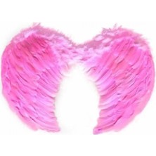 Pembe Melek Kanadı Kostümü Küçük