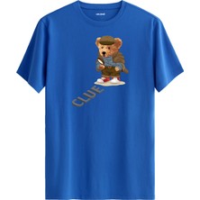 Clue Ayıcık Baskılı Tişört - %100 Pamuk Premium Kumaş Dedektif Ayıcık Tasarım T-Shirt