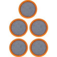 Philips Speedpro FC6724 Şarjlı Dikey Süpürge Uyumlu 5 Adet Sünger Filtresi, Turuncu
