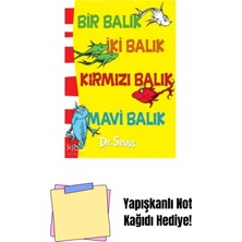 Bir Balık Iki Balık Kırmızı Balık Mavi Balık + Yapışkanlı Not Kağıdı