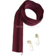 Eyfel 10 Metre Bordo Fermuar 20 Başlık Takılı - Kalındiş