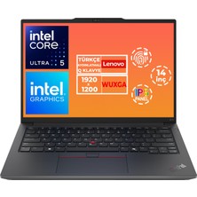 Lenovo Thinkpad E14 G6 Ultra 5 125U 8gb 512GB SSD 14" Wuxga Freedos Notebook 21M70092TX 001